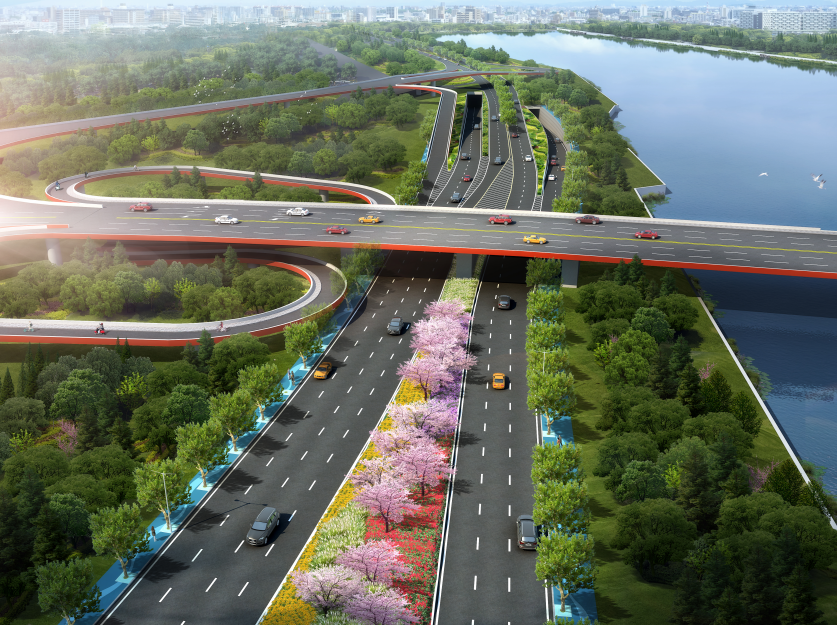 南昌市副市长江新洪调研沿江中北大道提升刷新项目